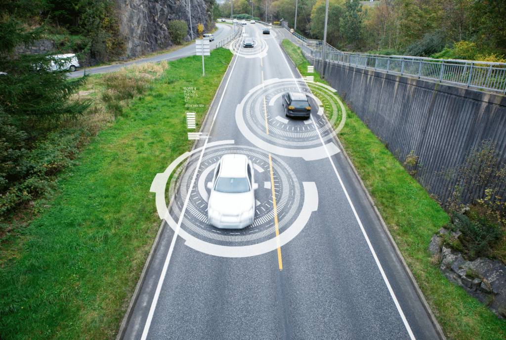 smart cars autonomous road