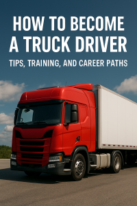 How to Become a Truck Driver