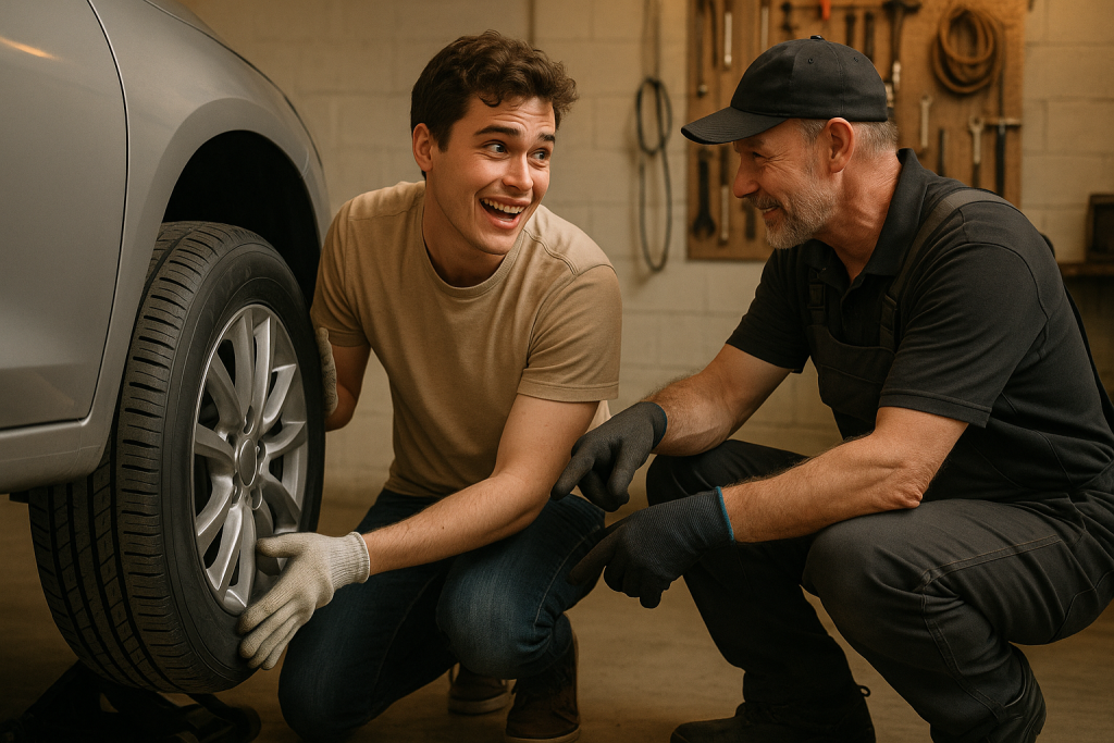 First-Time Wheel Installation