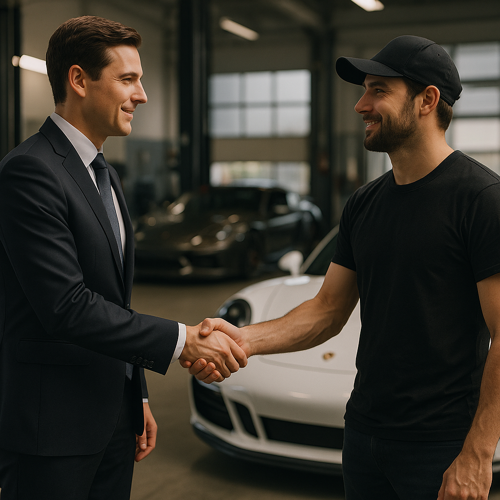 Partnership in Modern Garage