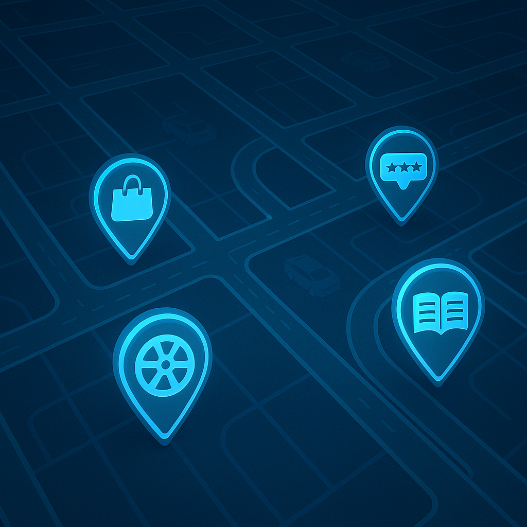 Futuristic Digital Map