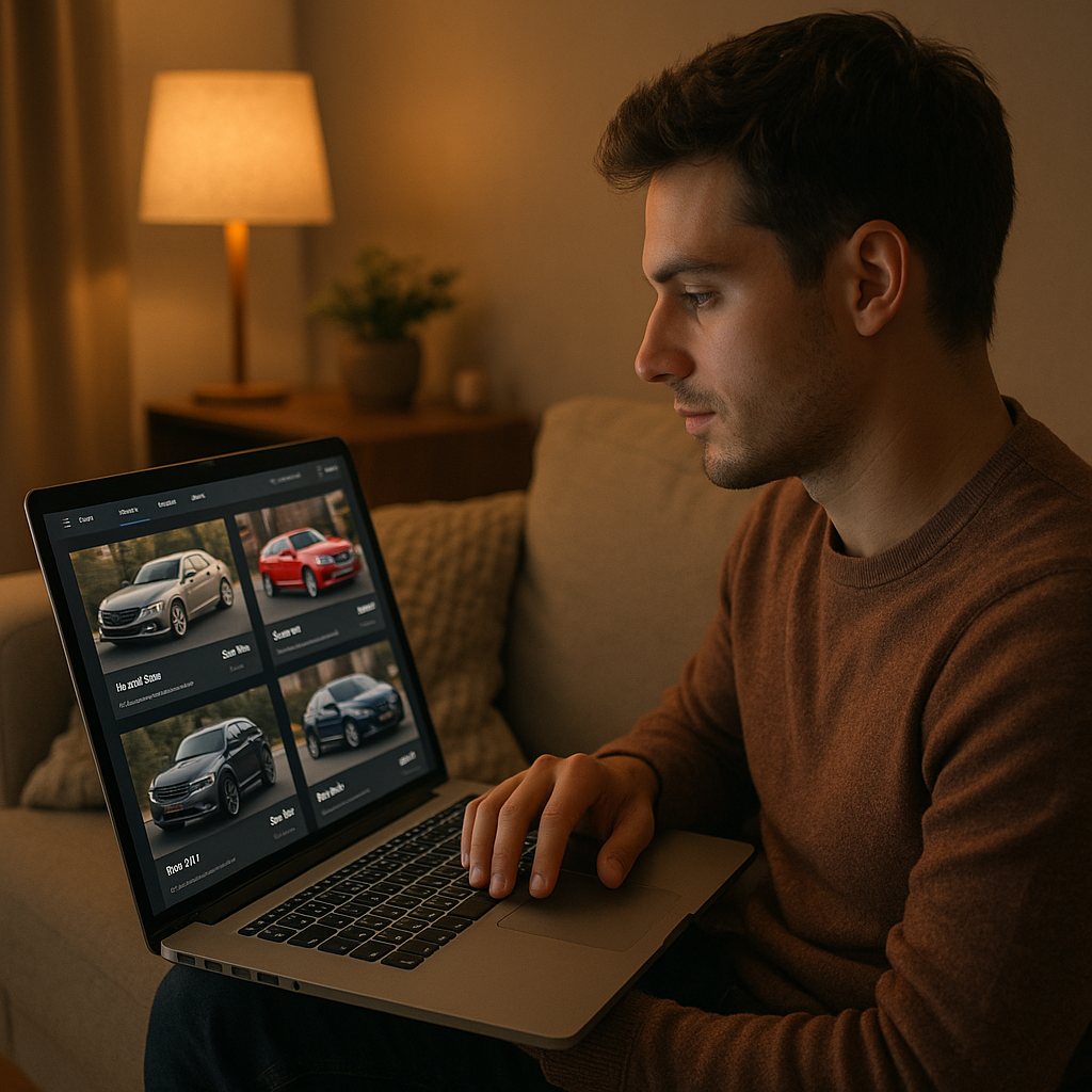 Laptop Car Shopping
